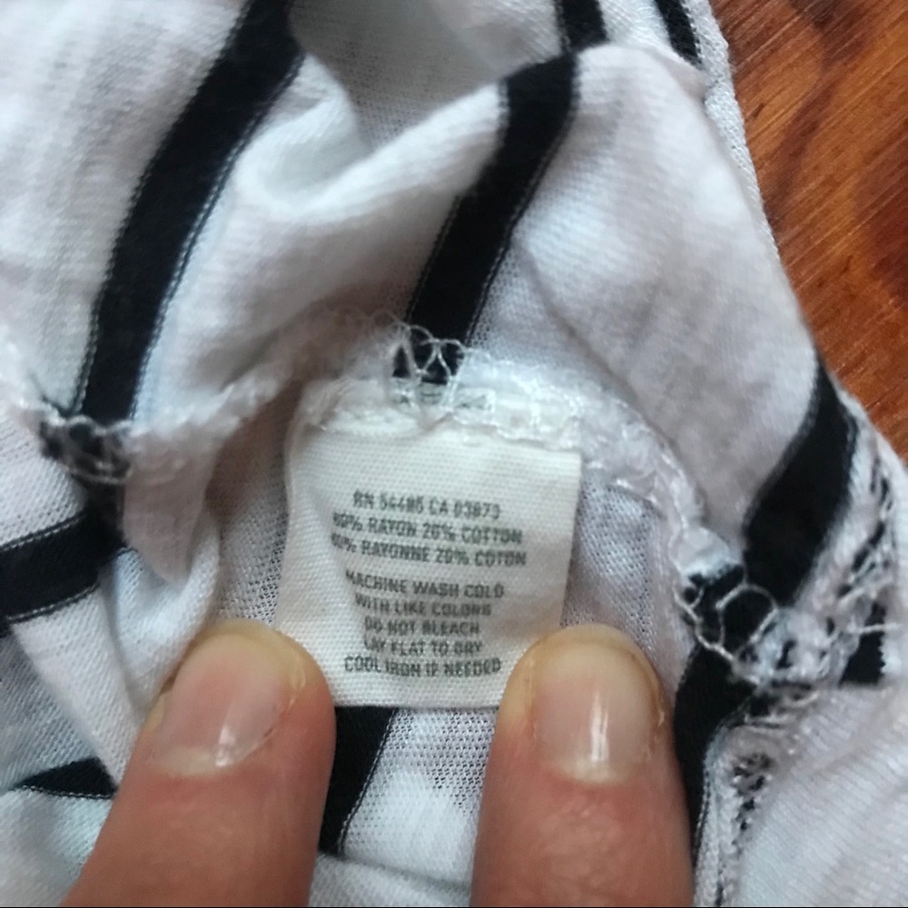 🌸5/$30🌸 Aerie 3/4 Yellow White Stripe Tee, EUC S - Picture 10 of 15